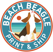 Beach Beagle Print & Ship